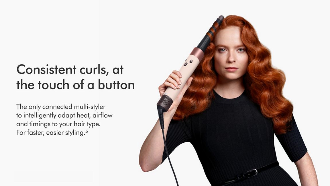 DYSON AIRWRAP I.D MULTI STYLER AND DRYER STRAIGHT+WAVY AMBER SILK HS08 thumbnail 11
