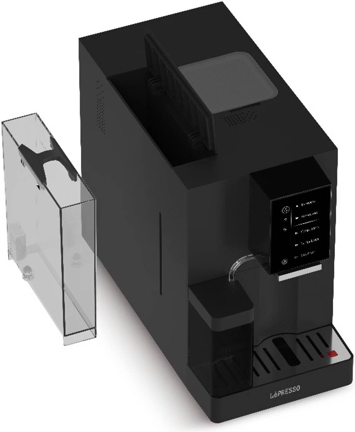 LEPRESSO BREVISSIMO AUTOMATIC COFFEE MACHINE BLACK LPCFFBAC0046BK thumbnail 6