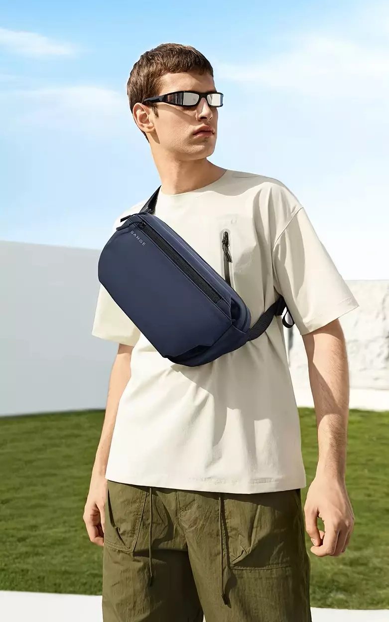 BANGE MESSENGER BAG BLUE BG-7851 thumbnail 3