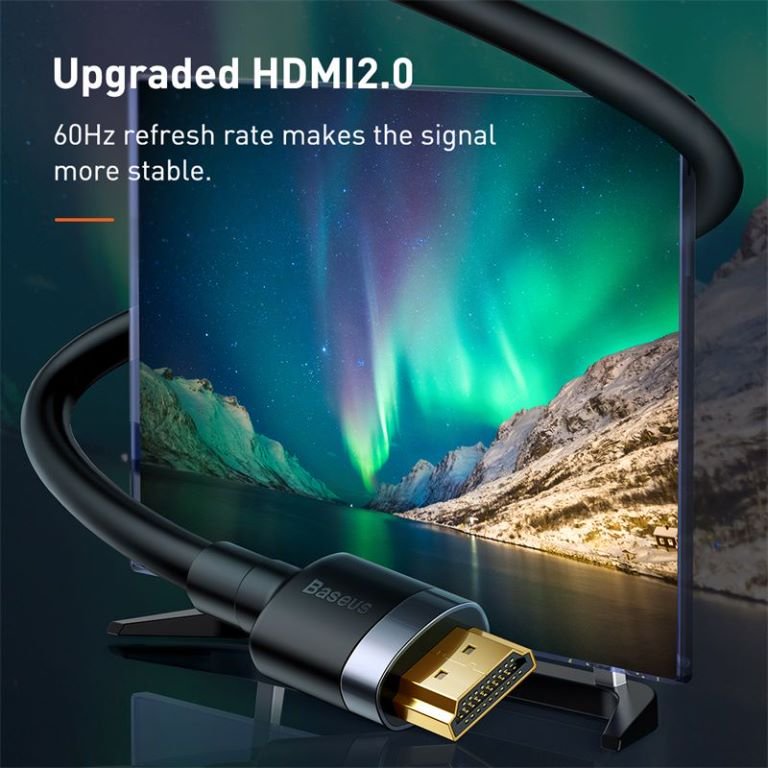 Baseus 4K HDMI Male to Male Cable - Black CADKLF thumbnail 13