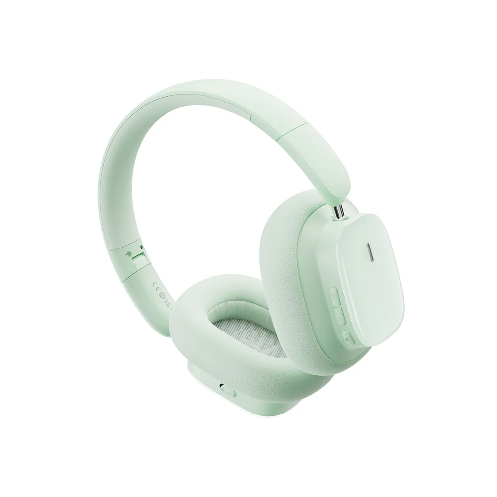 BASEUS BOWIE H1I NOISE CANCELLATION WIRELESS HEADPHONE NATURAL GREEN thumbnail 12
