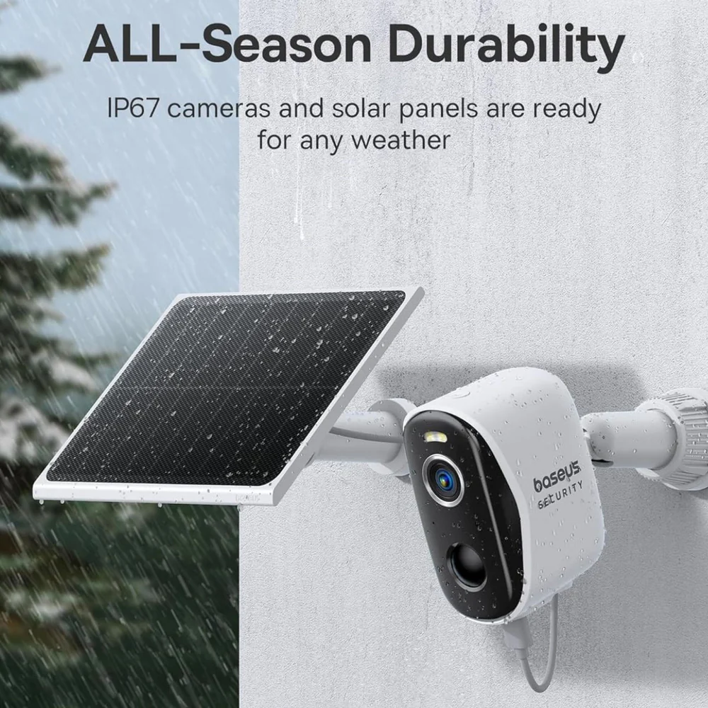 BASEUS SECURITY N1 PLUS SERIES OUTDOOR CAMERA MOON WHITE S0TZ002130 thumbnail 21