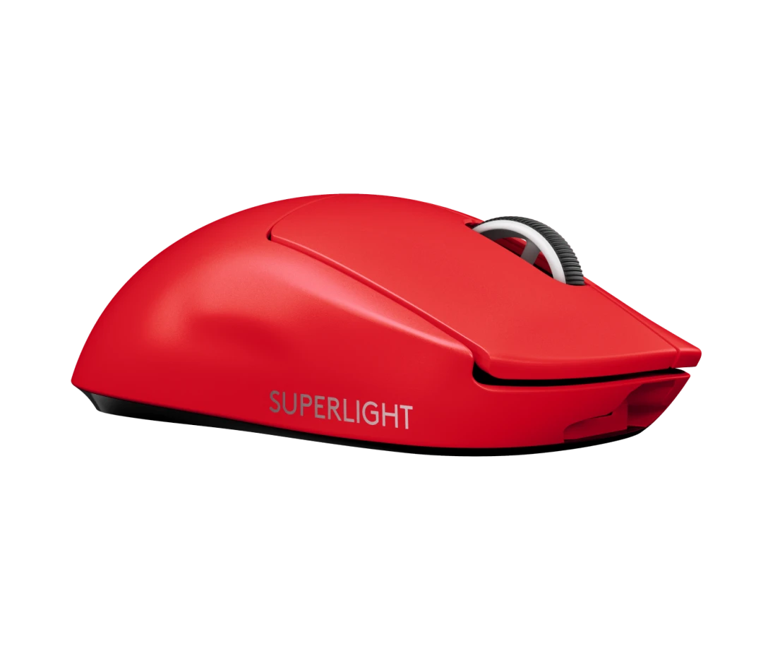 LOGITECH PRO X SUPERLIGHT WIRELESS GAMING MOUSE RED 910-006785 thumbnail 7