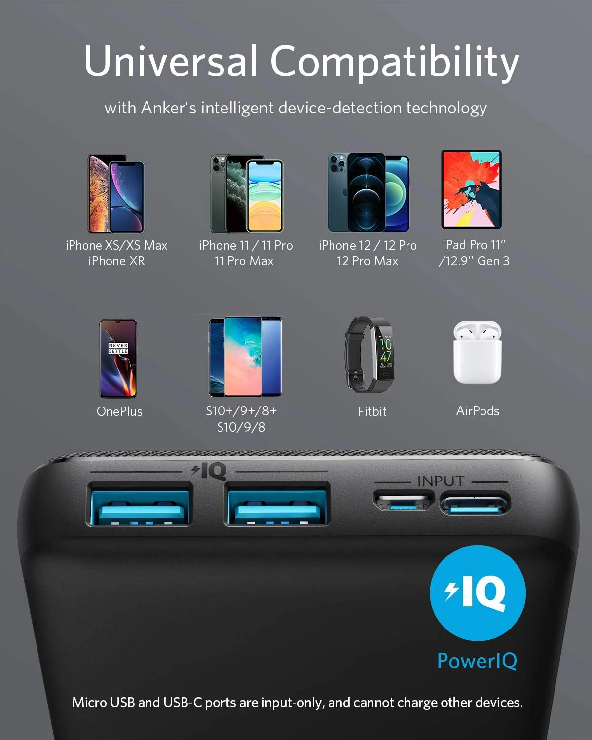 ANKER POWERCORE ESSENTIAL 20000 MAH POWERBANK BLACK A1268H13 thumbnail 8