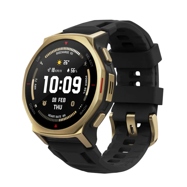 AMAZFIT T-REX 3 PRO 44MM SMART WATCH BLACK GOLD A2549 thumbnail 11