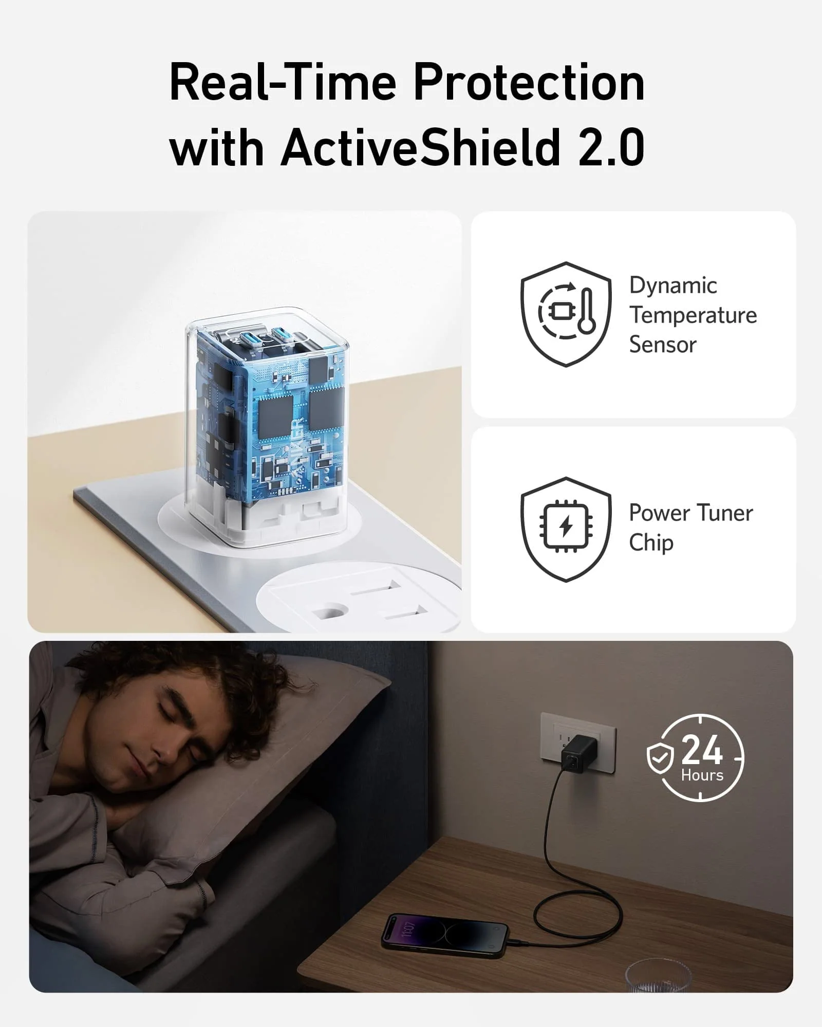 ANKER 523 CHARGER NANO 3 47W BLACK A2039K11 thumbnail 7