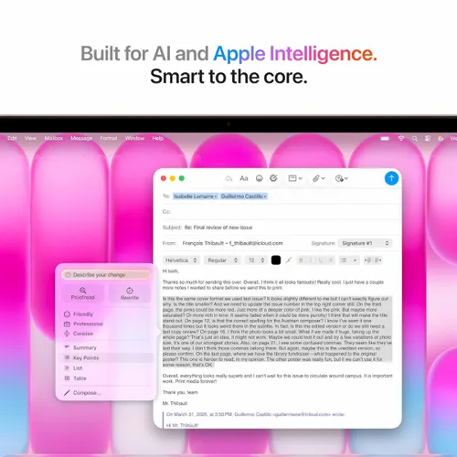 APPLE MACBOOK NEO 13-INCH A18 PRO CHIP 6 CORE CPU 5 CORE GPU 8GB 512GB TOUCH ID ARABIC-ENGLISH BLUSH MHFJ4 thumbnail 8