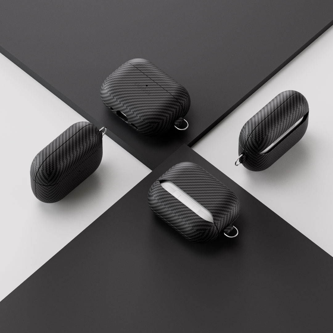 BLUPEBBLE CARBONFLEX AIRPODS PRO 3 CASE BLACK BP-APP3CRBNFLX-BK thumbnail 5