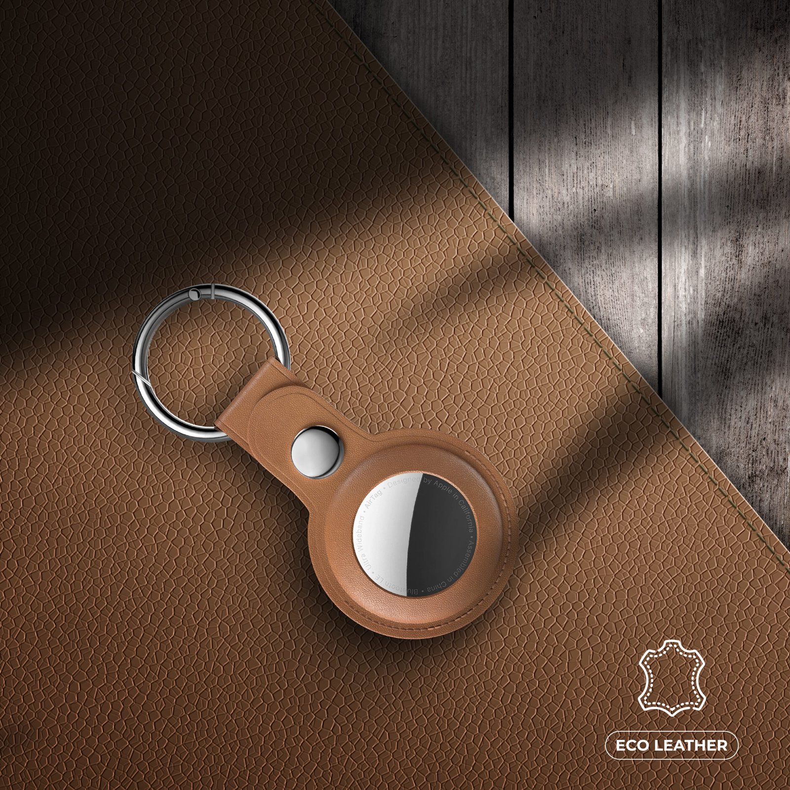 BLUPEBBLE CLASSIC LEATHER KEY RING thumbnail 8