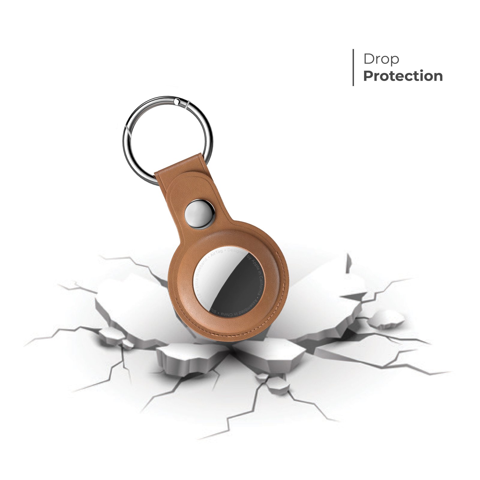 BLUPEBBLE CLASSIC LEATHER KEY RING thumbnail 15