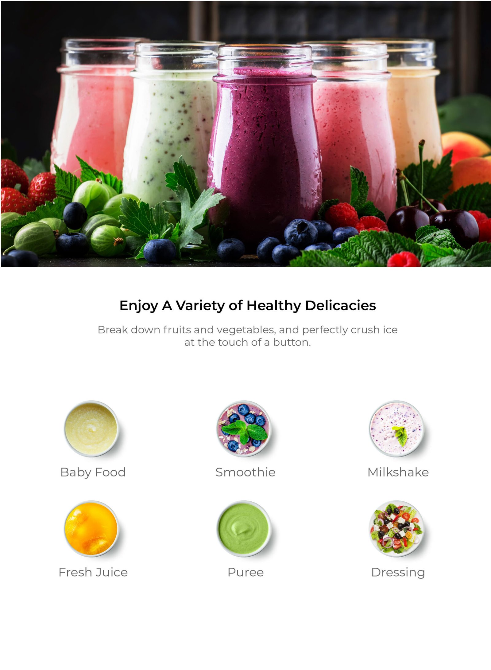 BLUPEBBLE PORTABLE RECHARGEABLE BLENDER 450ML SILVER BP-BLENDER450-SL thumbnail 14