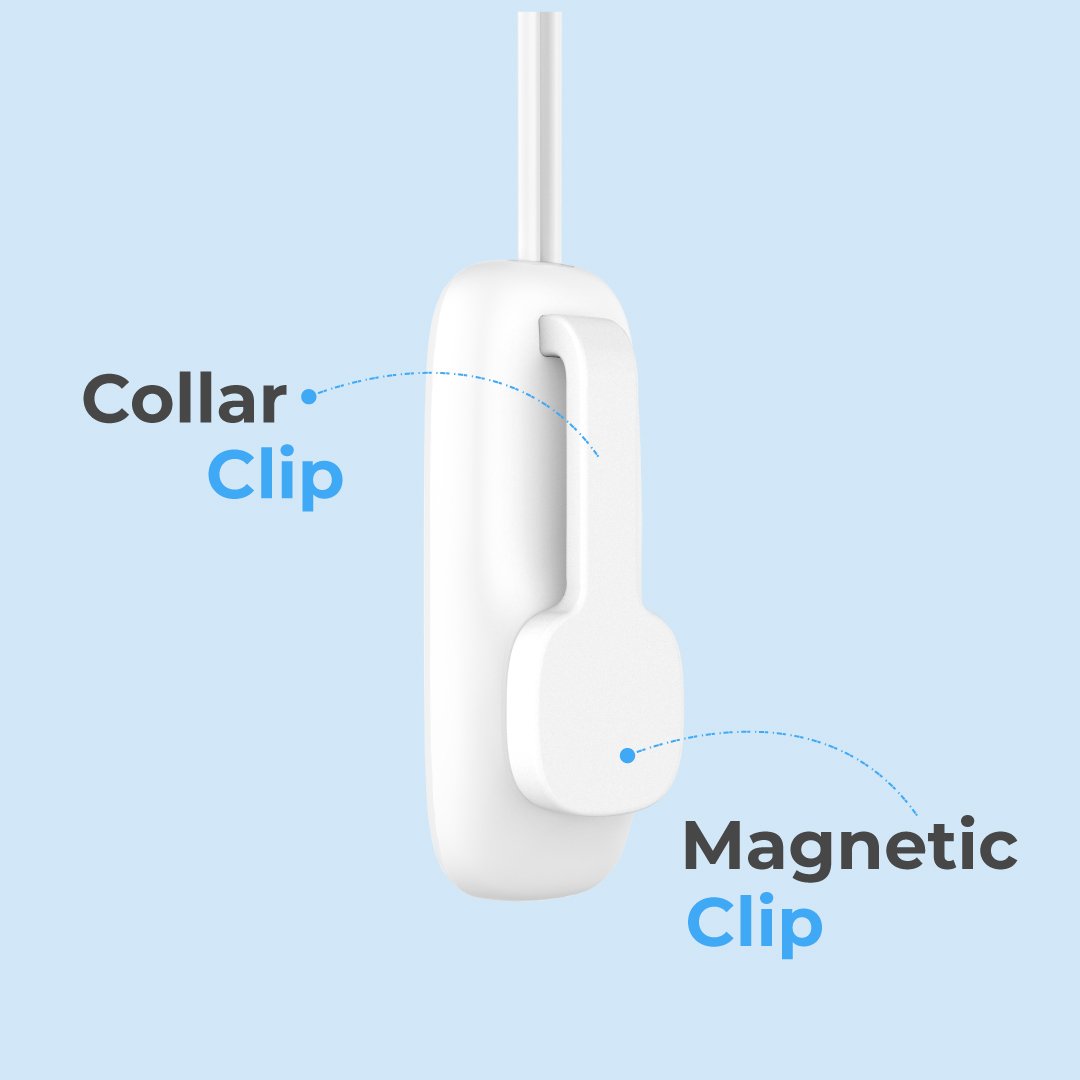 BLUPEBBLE BT CLIP WIRELESS EARPHONE WHITE BP-BTCLIP01-WH thumbnail 9