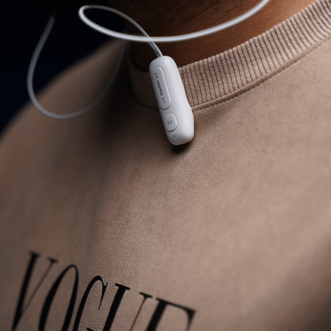 BLUPEBBLE BT CLIP WIRELESS EARPHONE WHITE BP-BTCLIP01-WH thumbnail 7