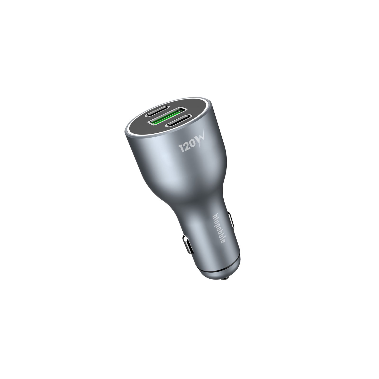 BLUPEBBLE NAVI POWER 120W WITH 2XUSB-C PD UPTO 100 WATT AND 1XUSB-A QC FAST CHARGING CAR CHARGER BP-CC0120-SG thumbnail 12