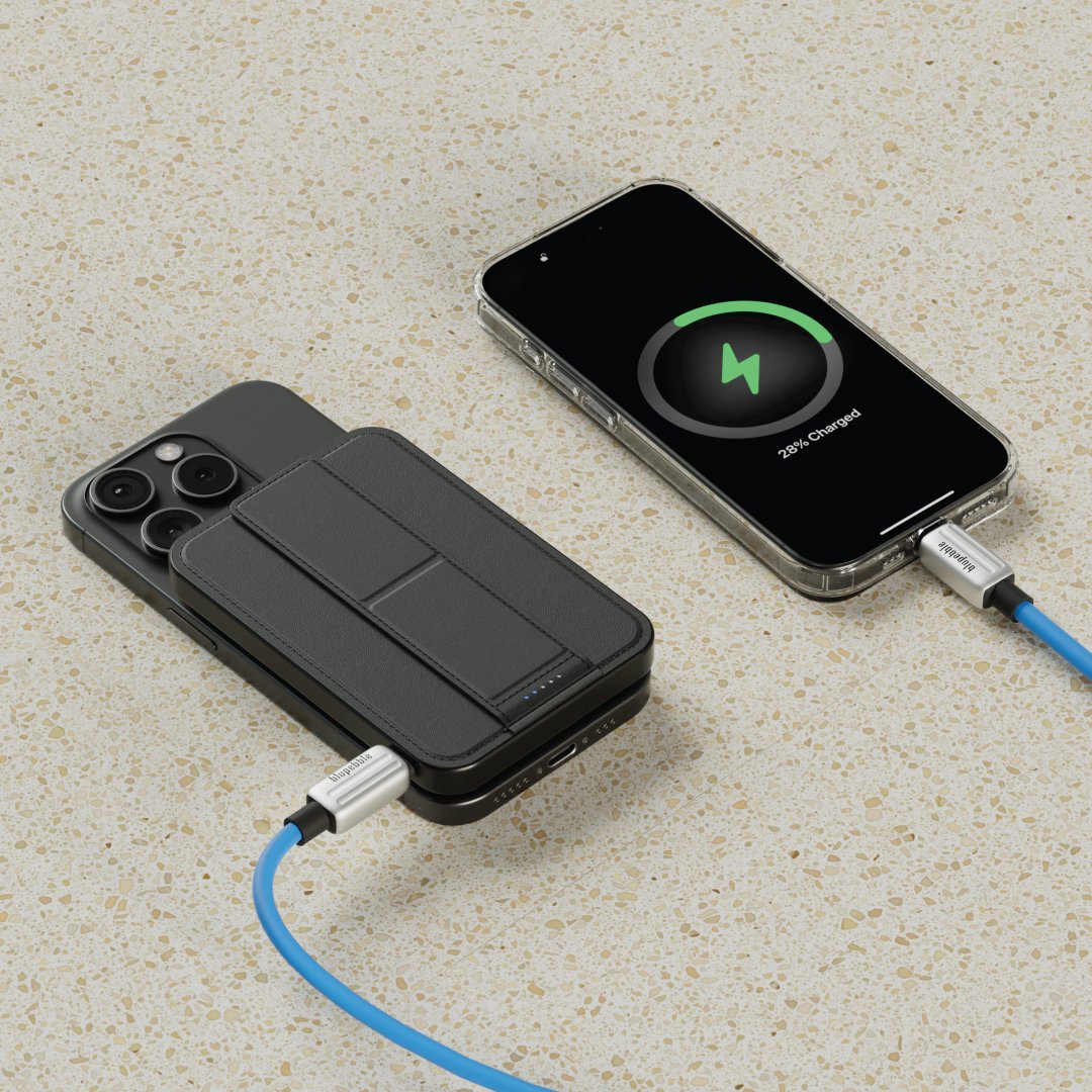 Blupebble 15W Qi2 Core Pod Grip MagSafe Power Bank Black BP-CPGRIP-BK thumbnail 11