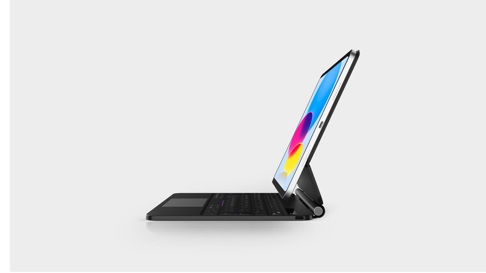 BLUPEBBLE IPAD 10TH GEN MAGIC FOLIO KEYBOARD WITH TRACKPAD ENG/ARB BP-FOLIO-MT10G-AR-EN-BK thumbnail 3