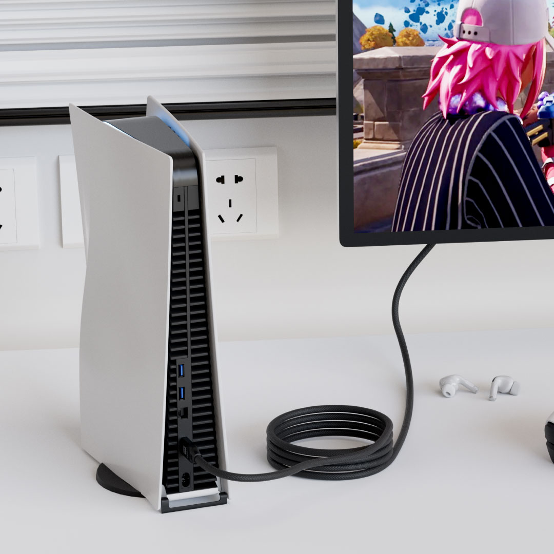 BLUPEBBLE 16K HDMI TO HDMI 2.2 ALUMINUM HOUSING SUPPORT 16K/60Z CABLE 2M BLACK BP-HD16KGEN2-AG2-BK thumbnail 9
