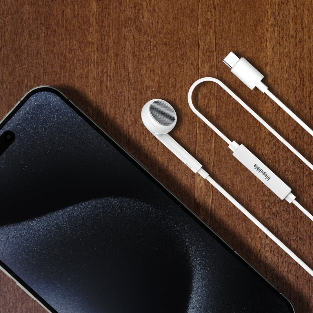 BLUPEBBLE MONO STEREO EARPHONE WITH TYPE-C CONNECTOR 1.2 METER WHITE BP-MONOTC-WH thumbnail 10