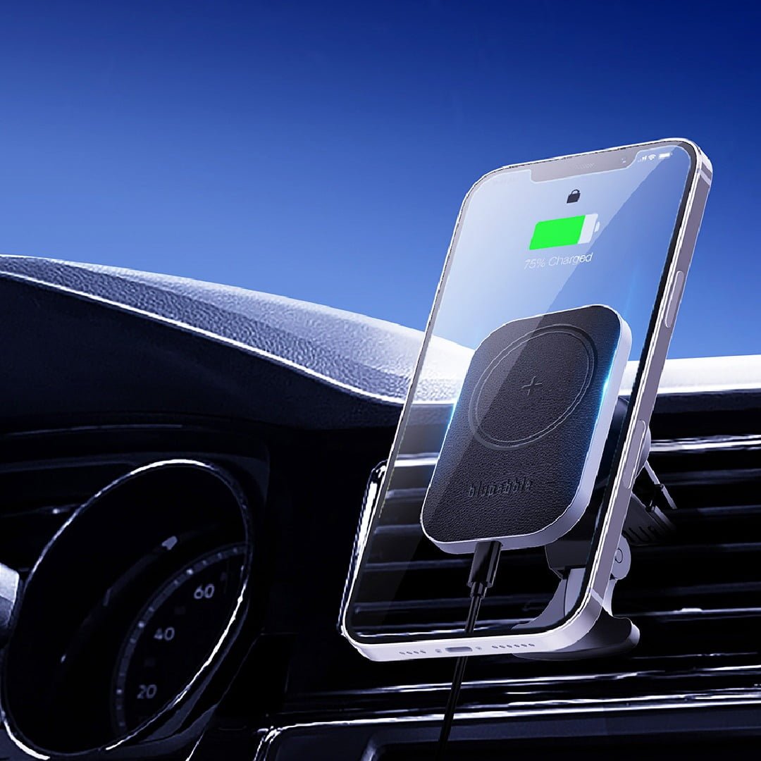 BLUPEBBLE NAVIMAG 3-IN-1 COMBO WIRELESS CHARGER BLACK BP-NAVIMAGCMBO-BK thumbnail 21