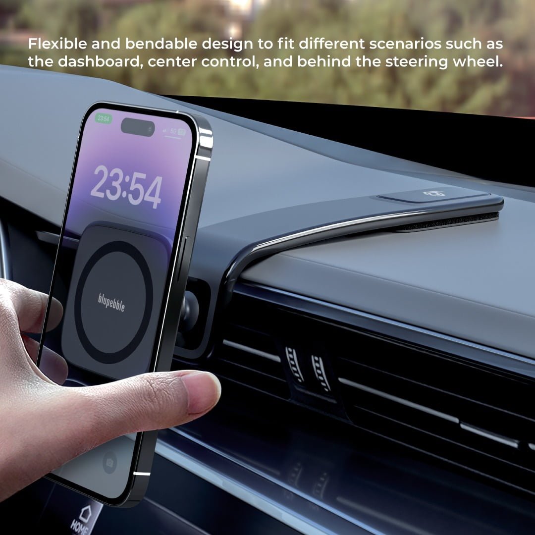 BLUPEBBLE NAVI MAGNETIC MOUNT WITH MAGSAFE PHONE HOLDER BLACK BP-NAVIMAGMOUNT-BK thumbnail 13