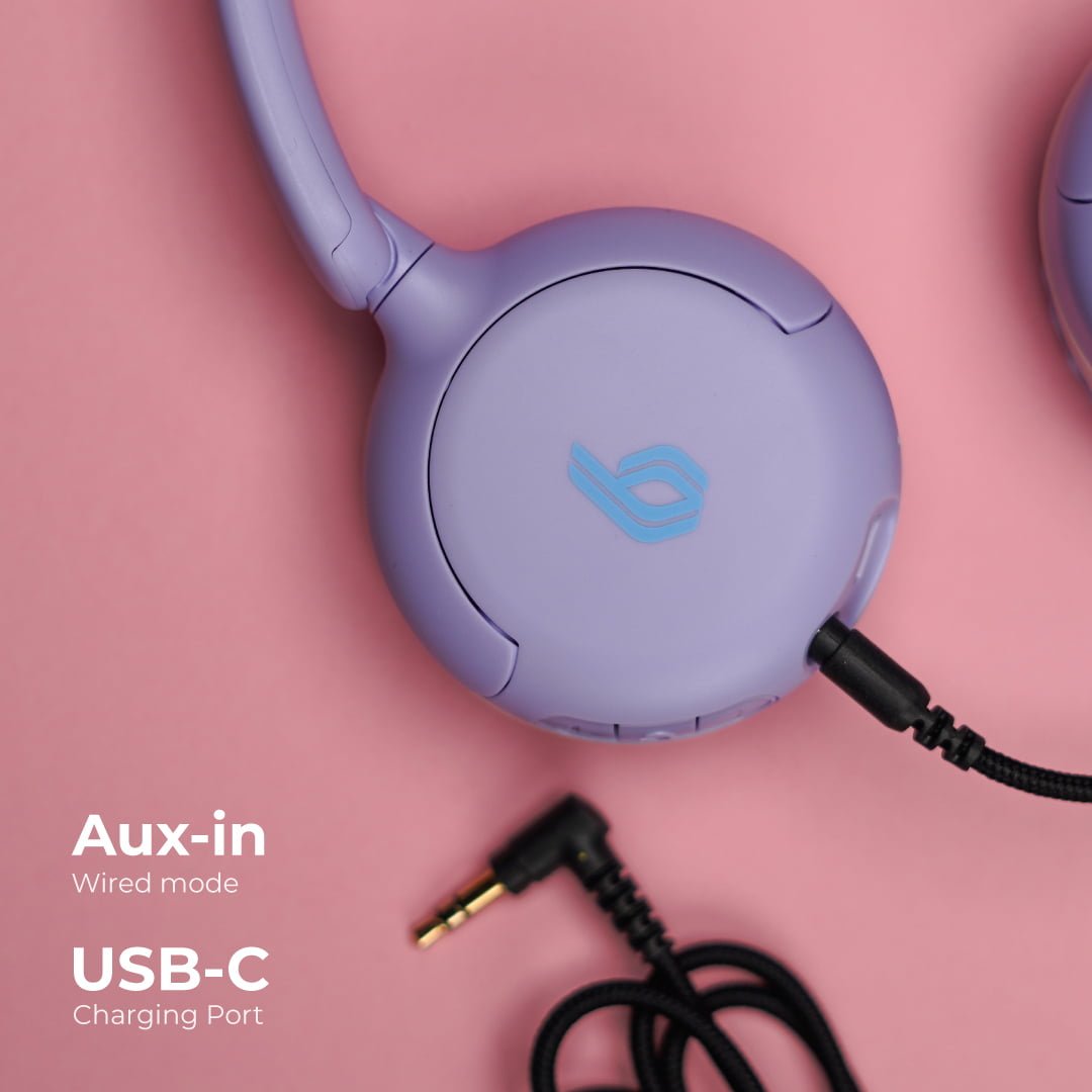 Bluepebble Kids Pulse Audio KD80 Wireless Headphones - Safe & Stylish BP-PAD80JNR thumbnail 13