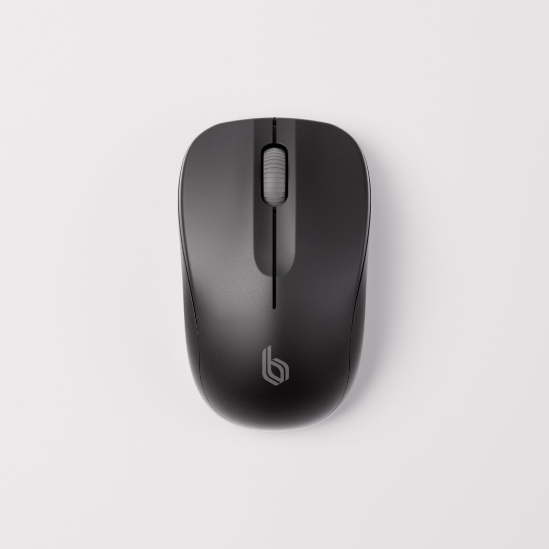 Blupebble Pebble Wireless Mouse 1000 DPI Dual Mode Black BP-PEBBLEMOUSE1-BK thumbnail 8