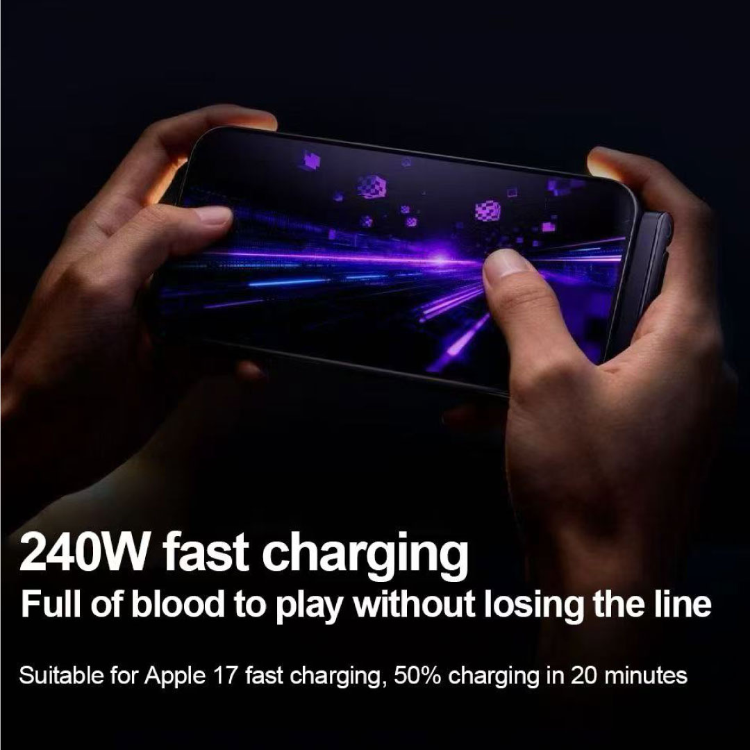 BLUPEBBLE POWERFLOW AXIS USB-C TO USB-C 240W BRAIDED CABLE W STAND GRAY BP-PFAXIS1.2M240W-GY thumbnail 12
