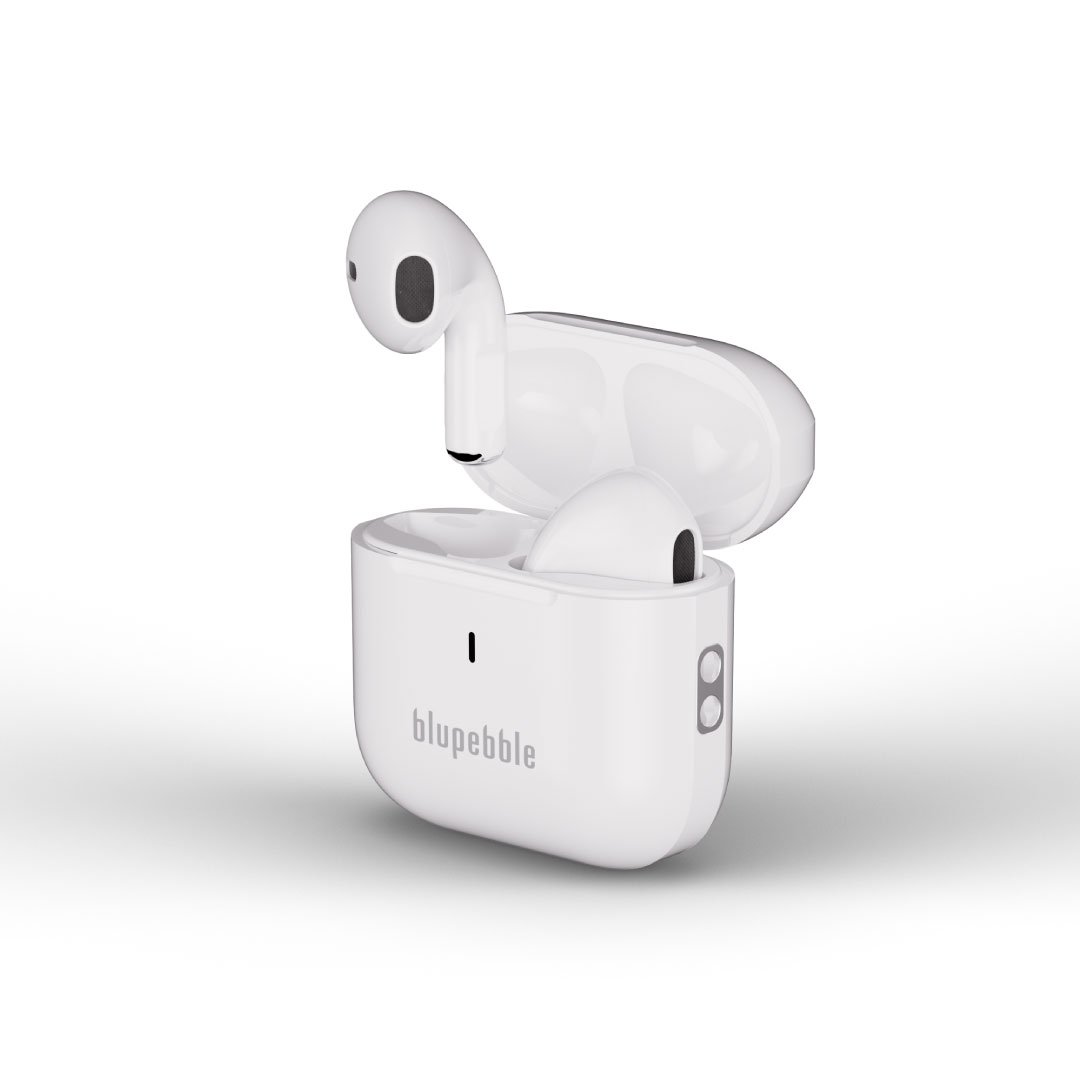 Blupebble TuneFlow True Wireless Earbuds – Crystal Clear Sound, Sleek White Design BP-TWSTUNEFLOW-WH thumbnail 17