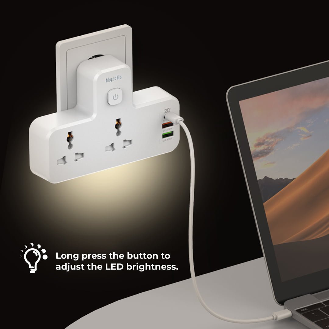 BLUPEBBLE SURGE PROTECTION WALL ADAPTER BP-WA190J2P-WH thumbnail 3