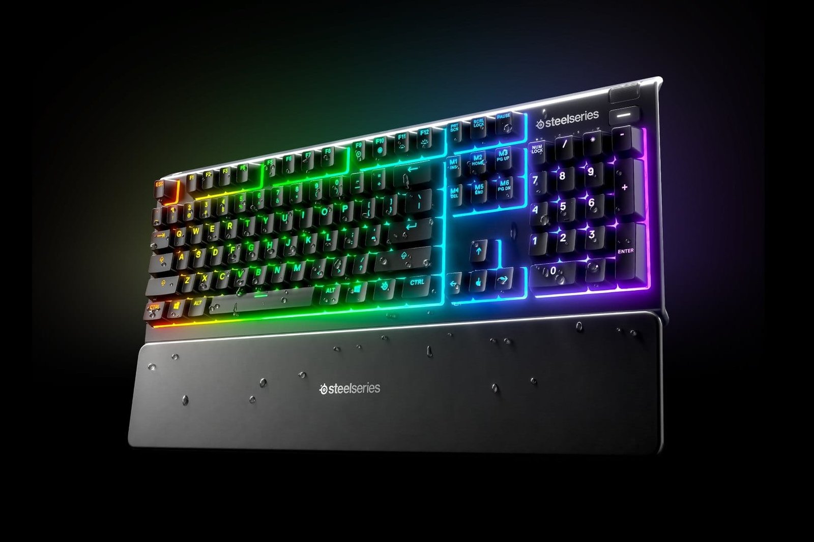 SteelSeries Apex 3 RGB Wired Gaming Keyboard (64795) - Splash Resistant, Whisper Quiet Gaming Switches, Customizable RGB Backlighting thumbnail 10