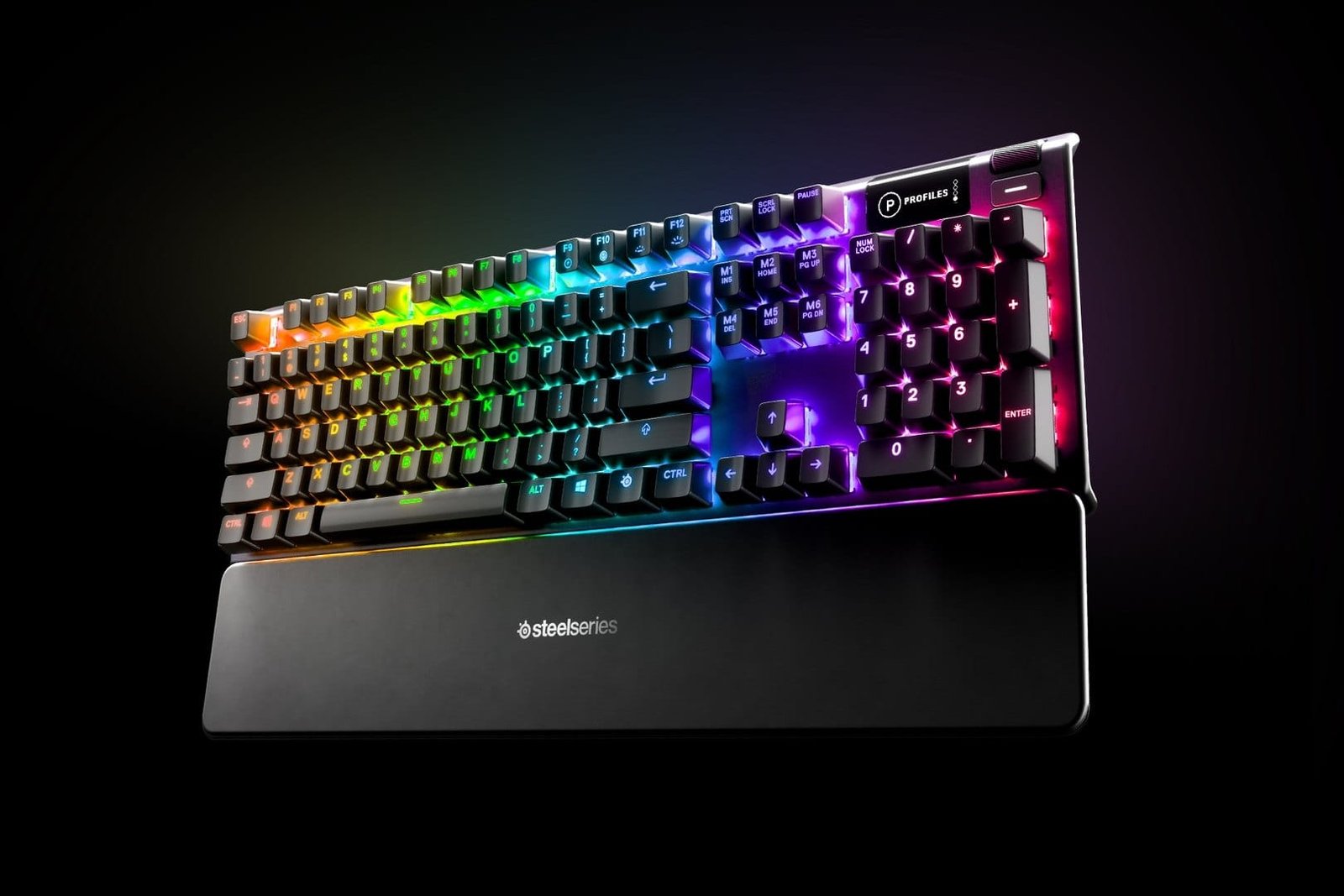 SteelSeries Apex 5 Gaming Keyboard (64532) - Hybrid Mechanical Switches, Customizable RGB Lighting, Durable Design thumbnail 7
