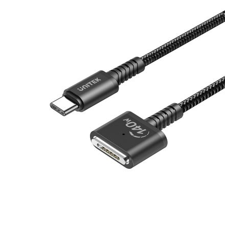 UNITEK PD 3.1 USB C TO MAGNETIC 3 CHARGING CABLE PD 140W 3M BLACK C14121BK-3M thumbnail 9