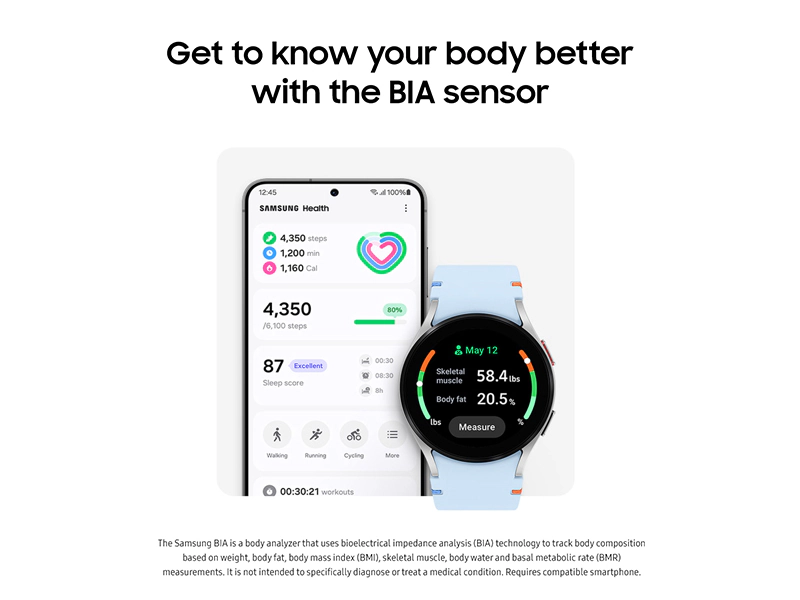 Samsung Galaxy Watch FE 40mm (SM-R861) - Stylish Design, Advanced Fitness Tracking thumbnail 14