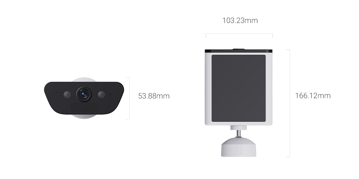 EZVIZ CB5 Solar-Powered Battery Camera - Wireless, 2K Resolution thumbnail 8