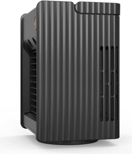 PORODO LIFESTYLE AIR & MIST PORTABLE COOLING FAN WITH NIGHT LIGHT AND OSCILLATION BLACK PD-LSMFAN -BK thumbnail 5