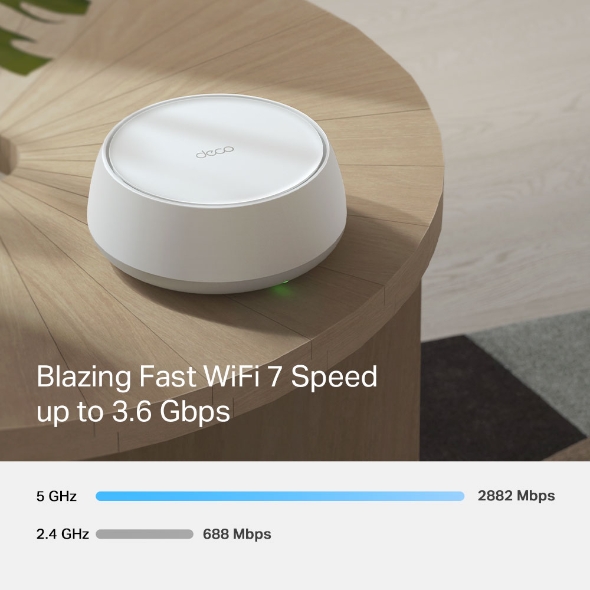TP-LINK DECO BE3600 DUAL BAND WHOLE HOME MESH WIFI 7 SYSTEM 3 PACK DECO-BE22 thumbnail 8