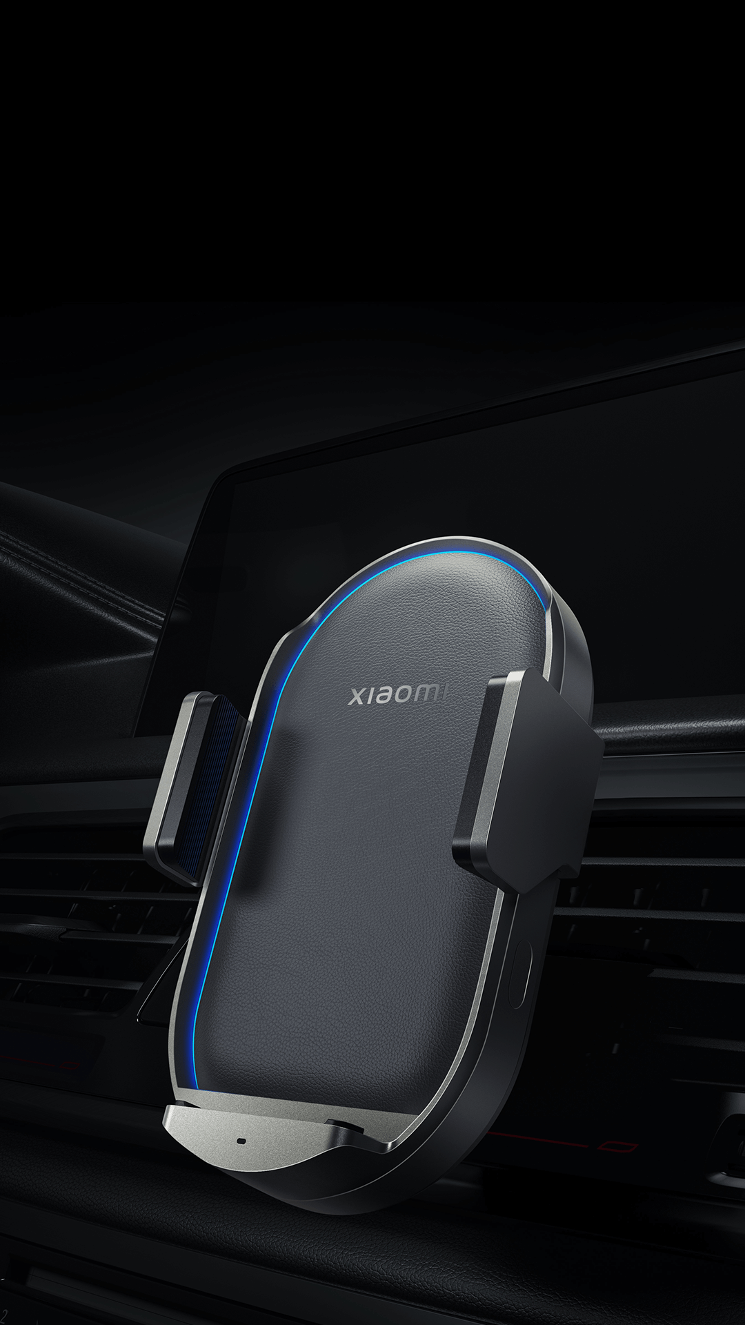 Mi Xiaomi 50W Wireless Car Charger - Fast Charging in Black thumbnail 8