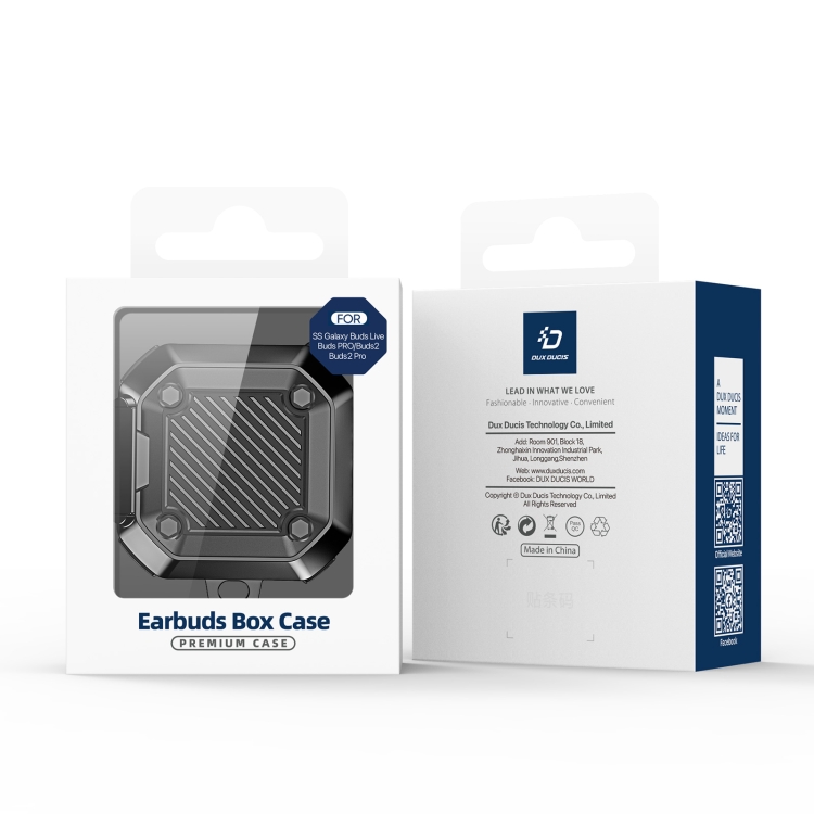 DUXDUCIS SAMSUNG BUDS LIVE/BUDS PRO/BUDS2/BUDS 2 PRO SECA SERIES CASE BLACK SECA0001 thumbnail 8