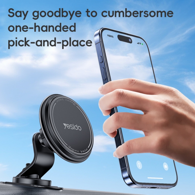 YESIDO CAR CENTER CONSOLE MAGSAFE MAGNETIC PHONE HOLDER C220 thumbnail 11