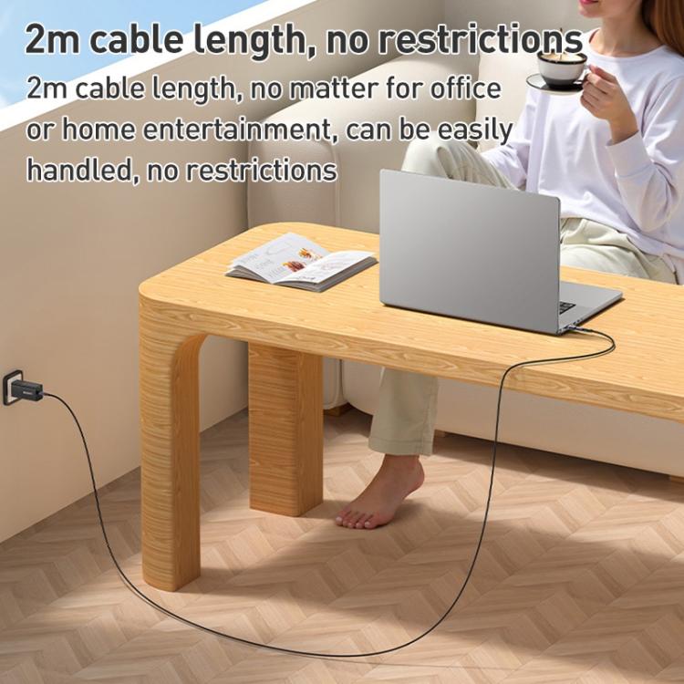 YESIDO 2 IN 1 TYPE C TO TYPE C MAGNETIC CABLE 240W BLACK CA197 thumbnail 12