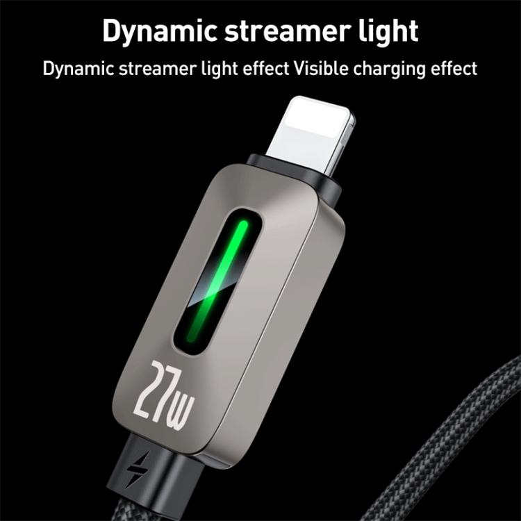 YESIDO PD FAST CABLE  27W TYPE C TO LIGHTNING GREY CA199 thumbnail 18