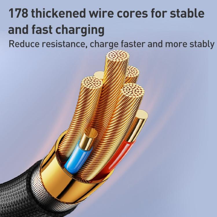 YESIDO PD FAST CABLE  27W TYPE C TO LIGHTNING GREY CA199 thumbnail 13