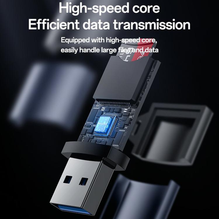 YESIDO USB A TO TF CARD READER BLACK GS36 thumbnail 9