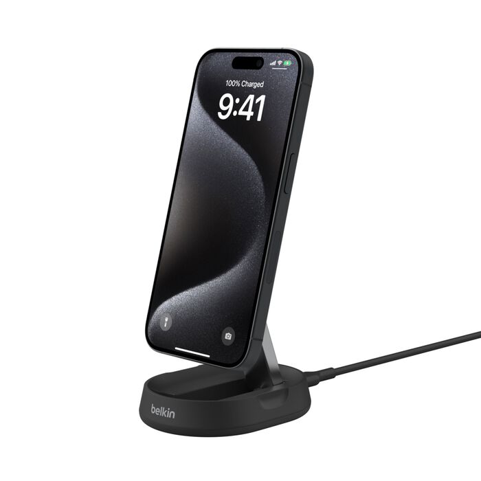 BELKIN BOOST CHARGE PRO 15W CONVERTIBLE MAGNETIC CHARGING STAND BLACK WIA008MYBK thumbnail 15