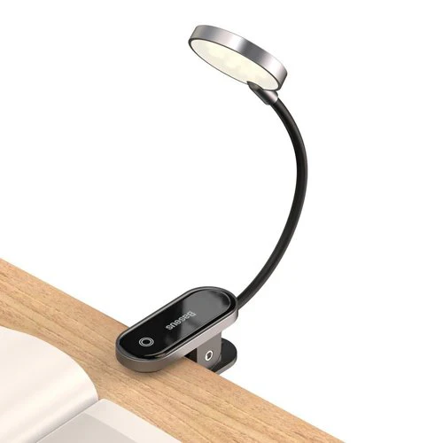BASEUS COMFORT READING MINI CLIP LAMP DARK GREY DGRAD-0G-GY thumbnail 7