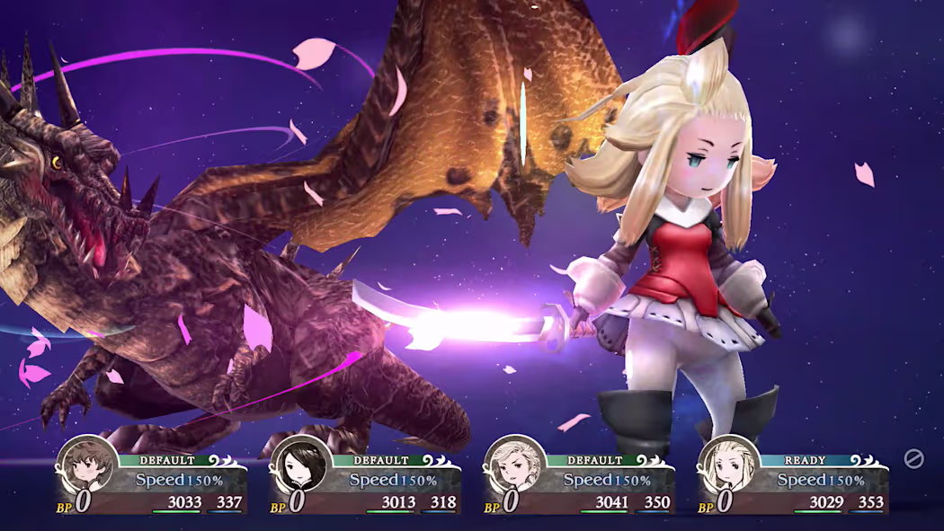 NINTENDO SWITCH 2 BRAVELY DEFAULT FLYING FAIRY HD REMAS GAME CD thumbnail 3