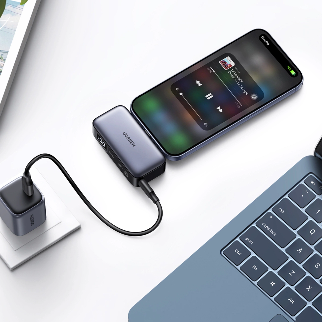 UGREEN NEXODE 5000MAH POWERBANK WITH BUILT IN USB C CONNECTOR PB503 35338 thumbnail 11