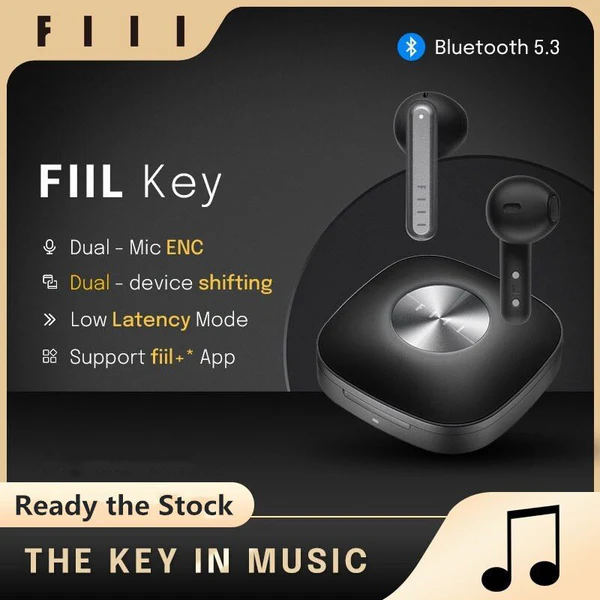 FIIL KEY TRUE WIRELESS EARBUDS BLACK F038 thumbnail 15