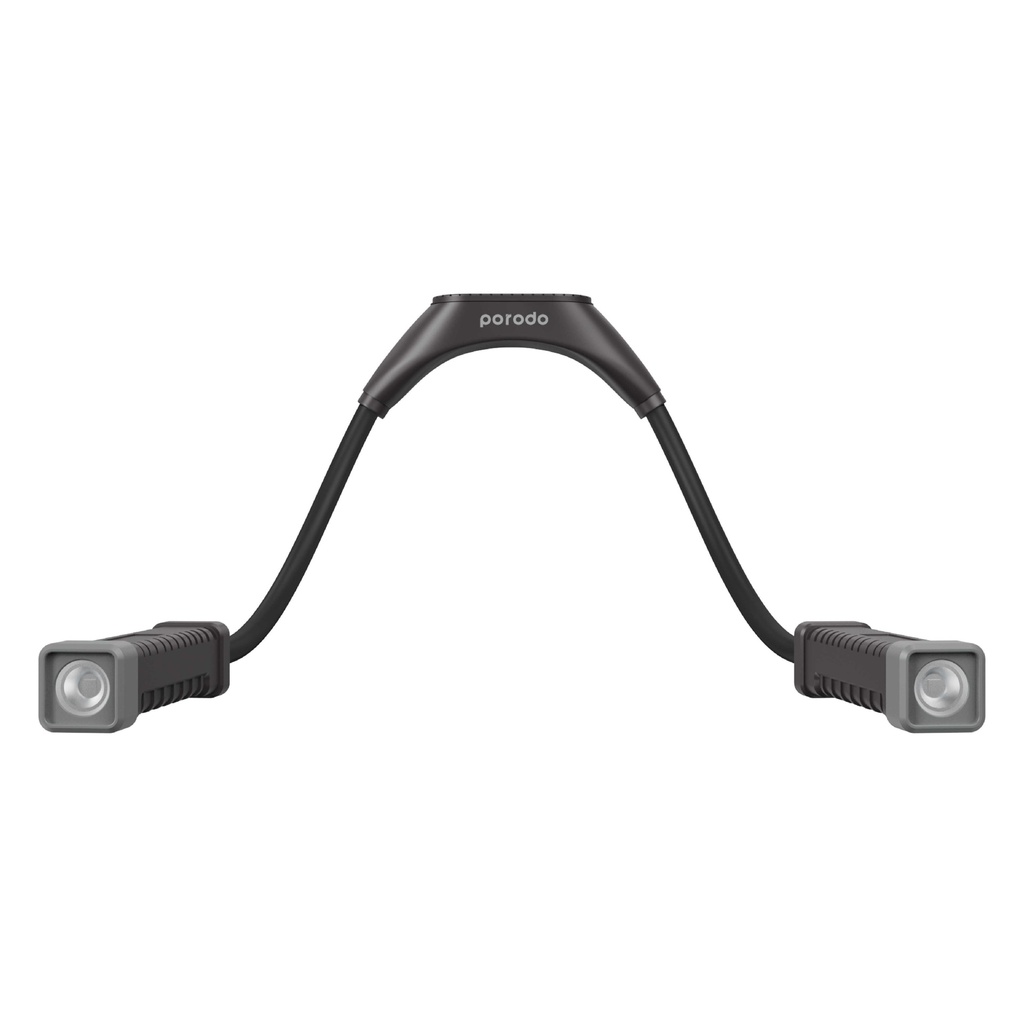 PORODO MAGNETIC DETACHABLE NECKBAND FLASHLIGHT BLACK thumbnail 4