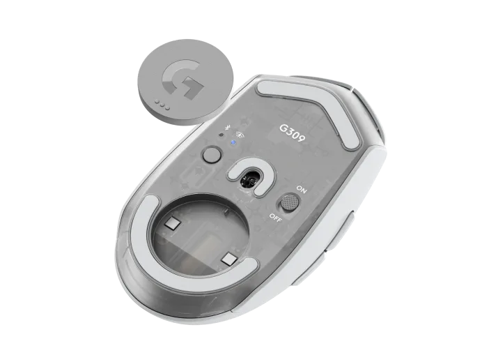Logitech G309 Lightspeed Wireless Gaming Mouse (White, 910-007208) - Ultra-Fast Performance with Sleek Design thumbnail 11